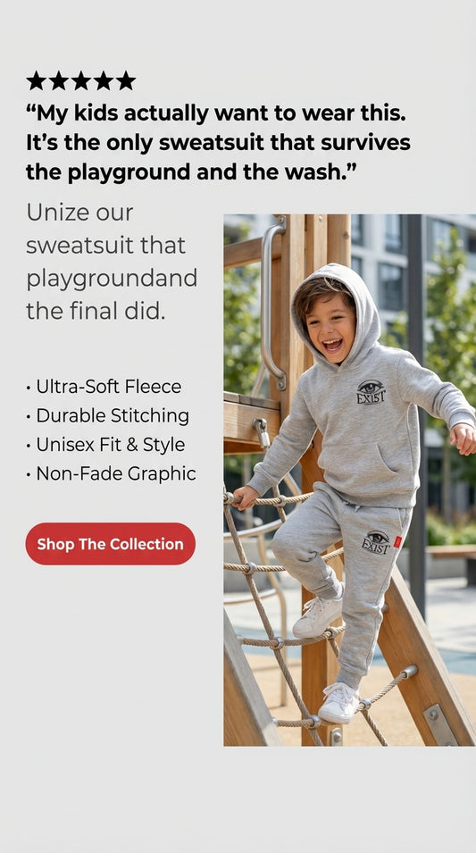 Unisex Casual Children's Sweatsuit & Sweatpants