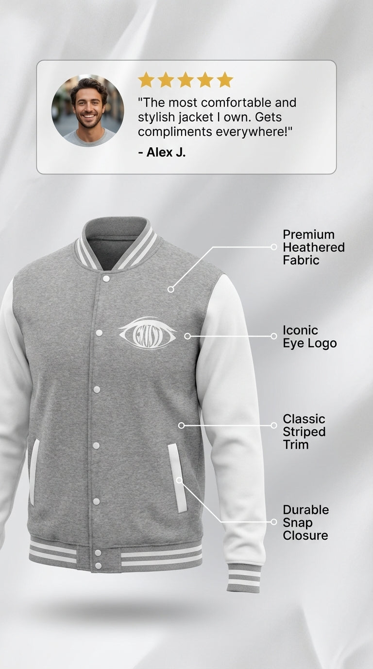 Unisex varsity jacket