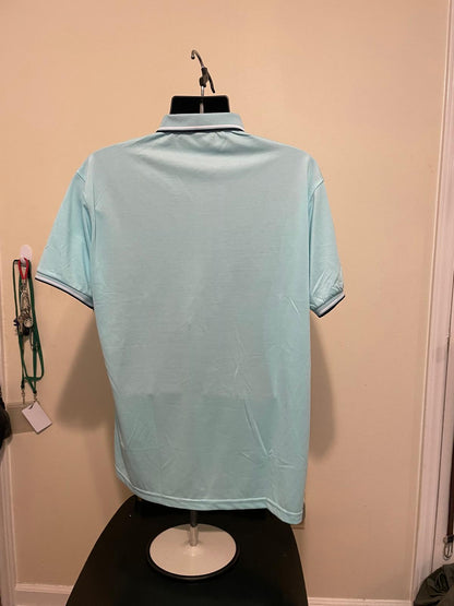Unisex three button up yellow collar shirt