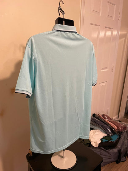 Unisex three button up yellow collar shirt