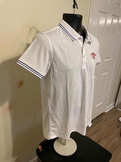 Unisex three button up yellow collar shirt