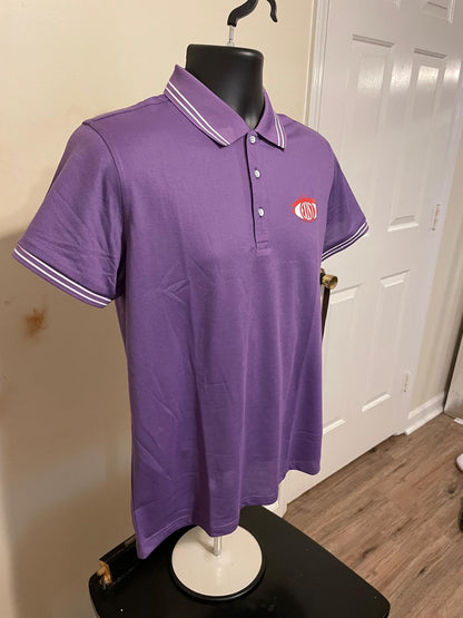 Unisex three button up yellow collar shirt