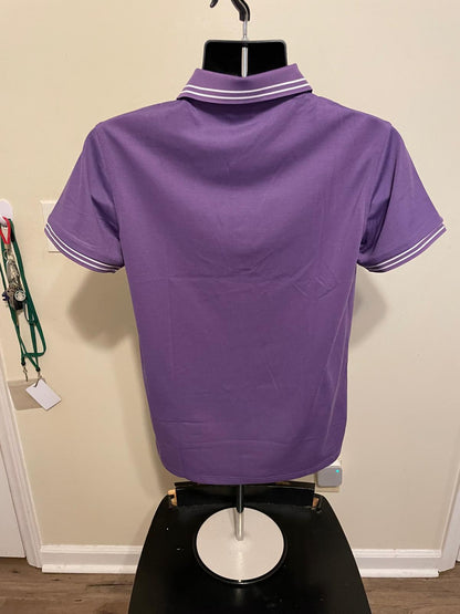 Unisex three button up yellow collar shirt