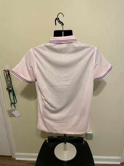 Unisex three button up yellow collar shirt