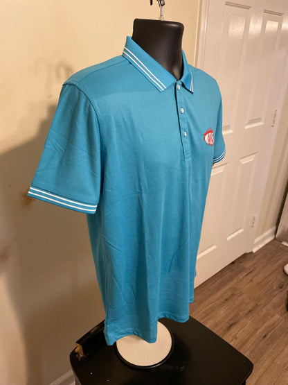 Unisex three button up yellow collar shirt