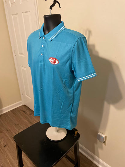 Unisex three button up yellow collar shirt
