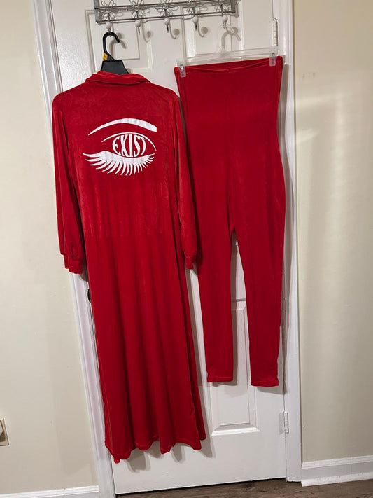 Women two piece body suit